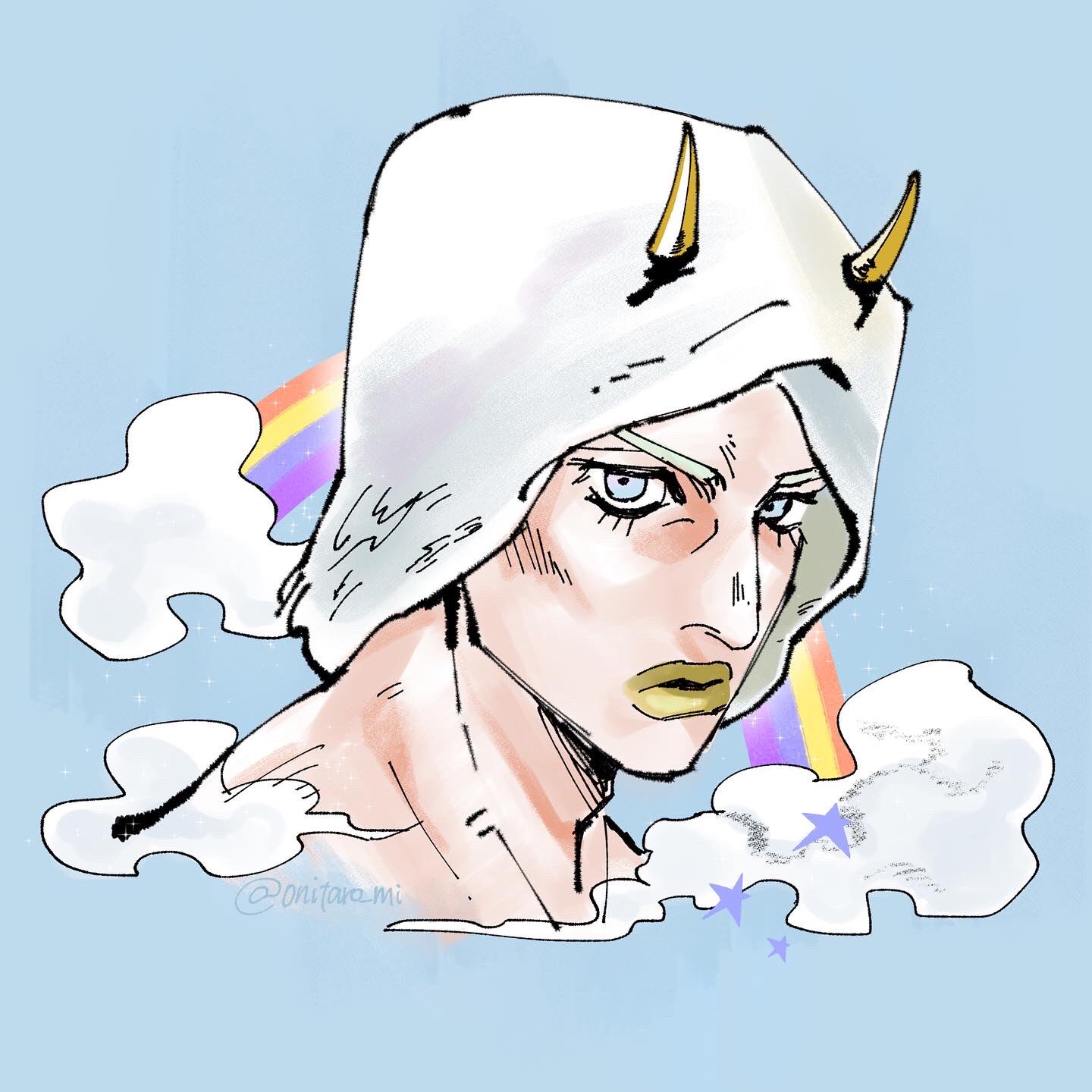 Onitaro ウェザーリポート かっこいい Jojo Anime ジョジョの奇妙な冒険 イラスト T Co Wiyvwzpfni Twitter