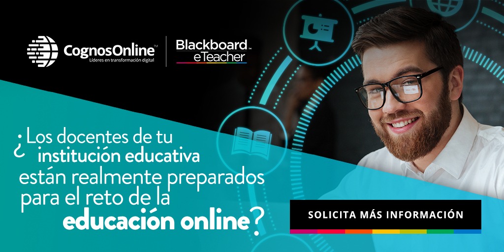 CognosOnLine's tweet image. Acompaña a tus docentes en la apropiación de las nuevas tecnologías de la mano de #BlackboardeTeacher, para que puedan participar de manera activa en las dinámicas de la educación actual.
Conoce más aquí. 👉 cognosonline.com/co/soluciones/…

#Blackboard #LetsAdvanceLearning #EdTech