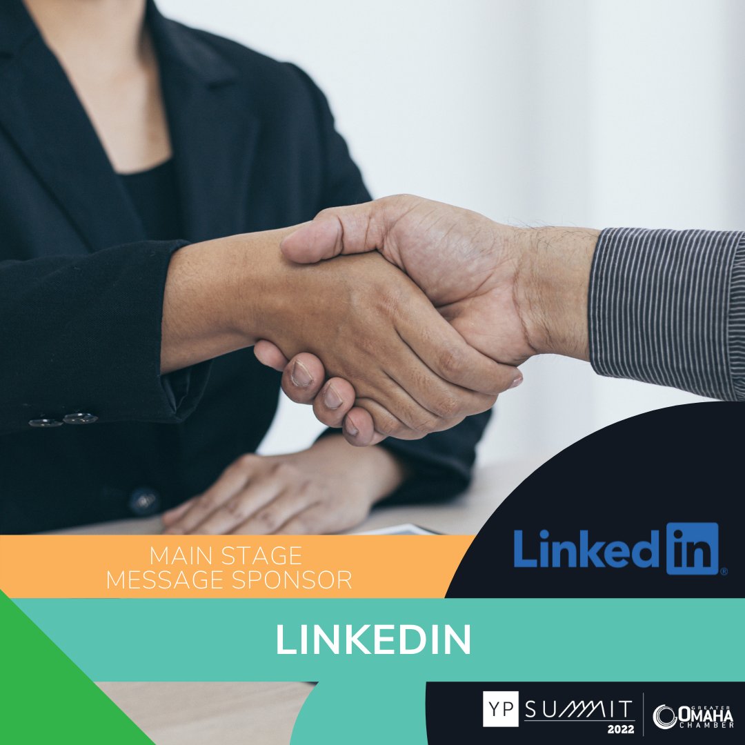 We're glad LinkedIn is our 2022 YP Summit Main Stage Message Sponsor.

LinkedIn's the world’s largest professional networking site. Expand your network &amp; connect w/ others.

Info: linkedin.com

#wesummitomaha #WeDontCoast #OmahaYoungProfessionals #middleofeverywhere