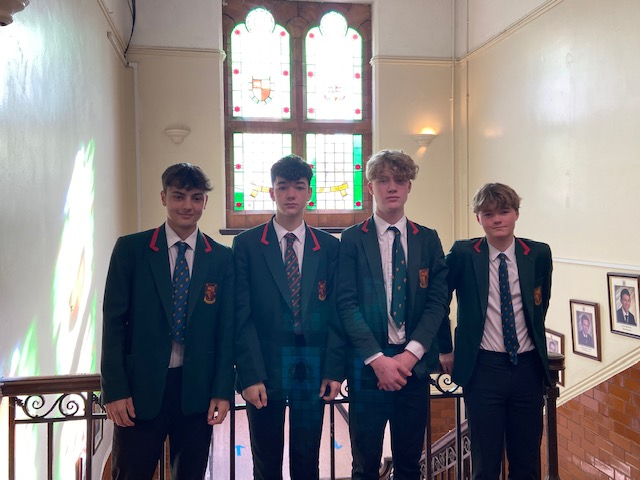 agsb_official's tweet photo. Thank you to Ben, George, Cormac and Jacob from Yr. 11 who represented the School by delivering a heartwarming presentation on the Ukraine crisis as part of the Trafford Schools - Unite for Ukraine initiative. #AGSBvalues https://t.co/TyZe4ZYTk6