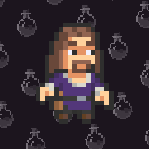 This month's final NPC showcase:
Magnus is Foxglove Cove’s Reeve making sure that everyone in the town has everything they need. He can usually be found in the town hall, hard at work, often harassed by his husband Bastian asking about the next festival’s decorations. 

#indiedev