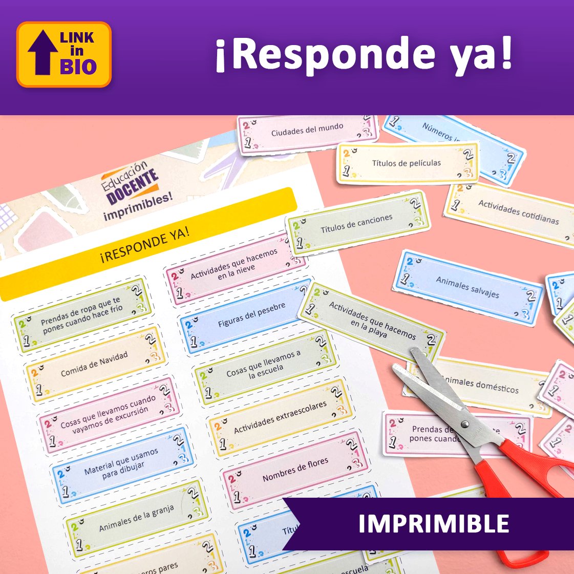 EdDocente's tweet photo. ¡DESCÁRGATE EL IMPRIMIBLE! 👉🏻 https://t.co/Y61HUpYq31 https://t.co/KWrHRWBn3k