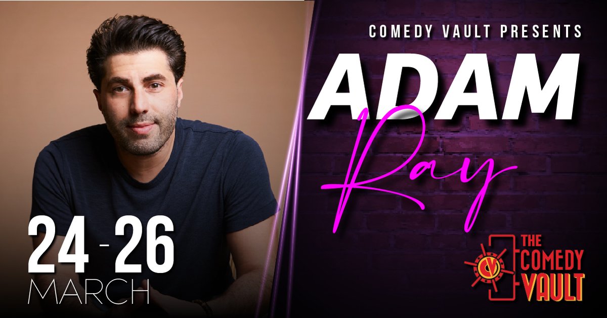 comedy_vault's tweet photo. 🎤ADAM RAY...is HERE🎤

@adamraycomedy currently plays the iconic role of Vince McMahon in YOUNG ROCK for NBC, the story of Dwanye "The Rock" Johson's life. @coastalent1 

Grab your tickets today: https://t.co/Fj3YadXWAH

#comedy #funny #comedian #funny #adamraycomedy https://t.co/x9DQ2JoQuG