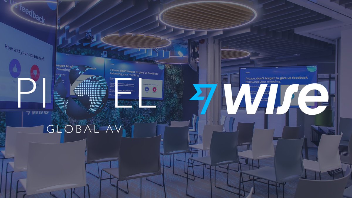PixelGlobalAV's tweet photo. We recently finished a project for Wise. We installed a brand new event space for them as well as Meeting rooms, huddle spaces and training rooms spread across 3 floors.

Find out more about the project here: https://t.co/JYjLr552Pq

#PixelGlobalAV #Casestudy #Eventspace https://t.co/811MkCLvLP