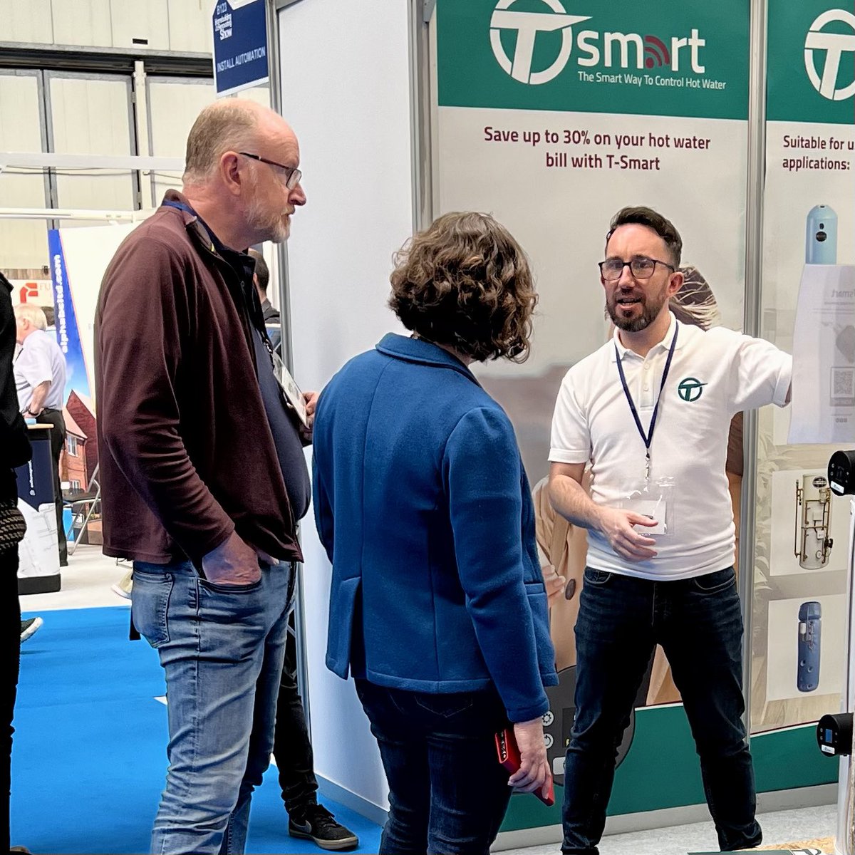 Lots of positivity, questions and interest surrounding all things T-Smart today at Home Building and Renovation Show at the NEC.

If you are in attendance be sure to pop by our stand B121 to meet the team! #nec #HBRshow22 #tesla #tsmart
