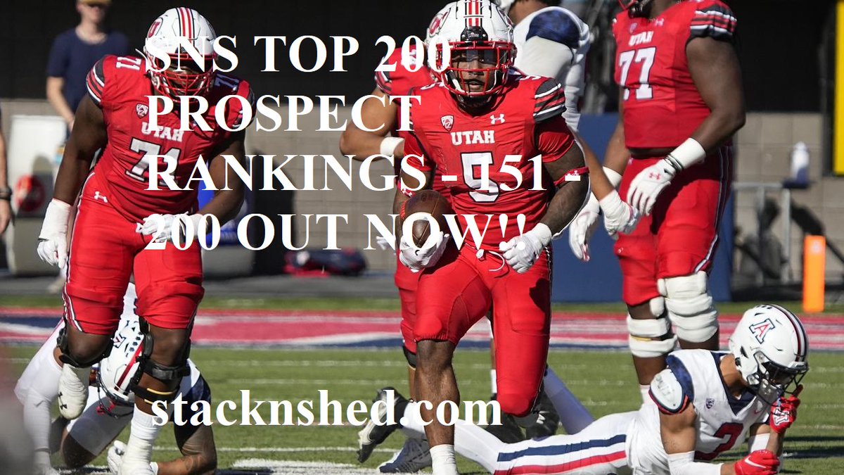 Stack 'N Shed, Independent College Football Scouting for the Inquisitive Fan, has just released the SNS Top 200 Prospect Rankings - 151 - 200!

https://t.co/vsNXvOabKy https://t.co/QDlilCWlLk