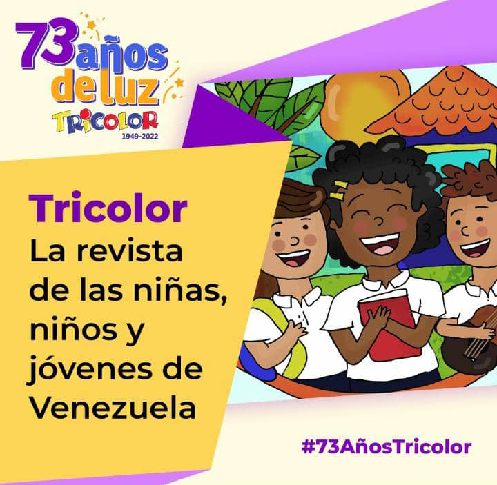 CDCETachira's tweet photo. Celebrados los 73 años de creación de la #RevistaTricolor este 24/03/2022    Cuyo origen data desde 1949
Órgano divulgativo del quehacer de la #Patria en apoyo a la Educación🇻🇪
Convertido en un dinámico recurso de aprendizaje
@PresidencialVen
 
@MPPEDUCACION https://t.co/70mxyfV6nP