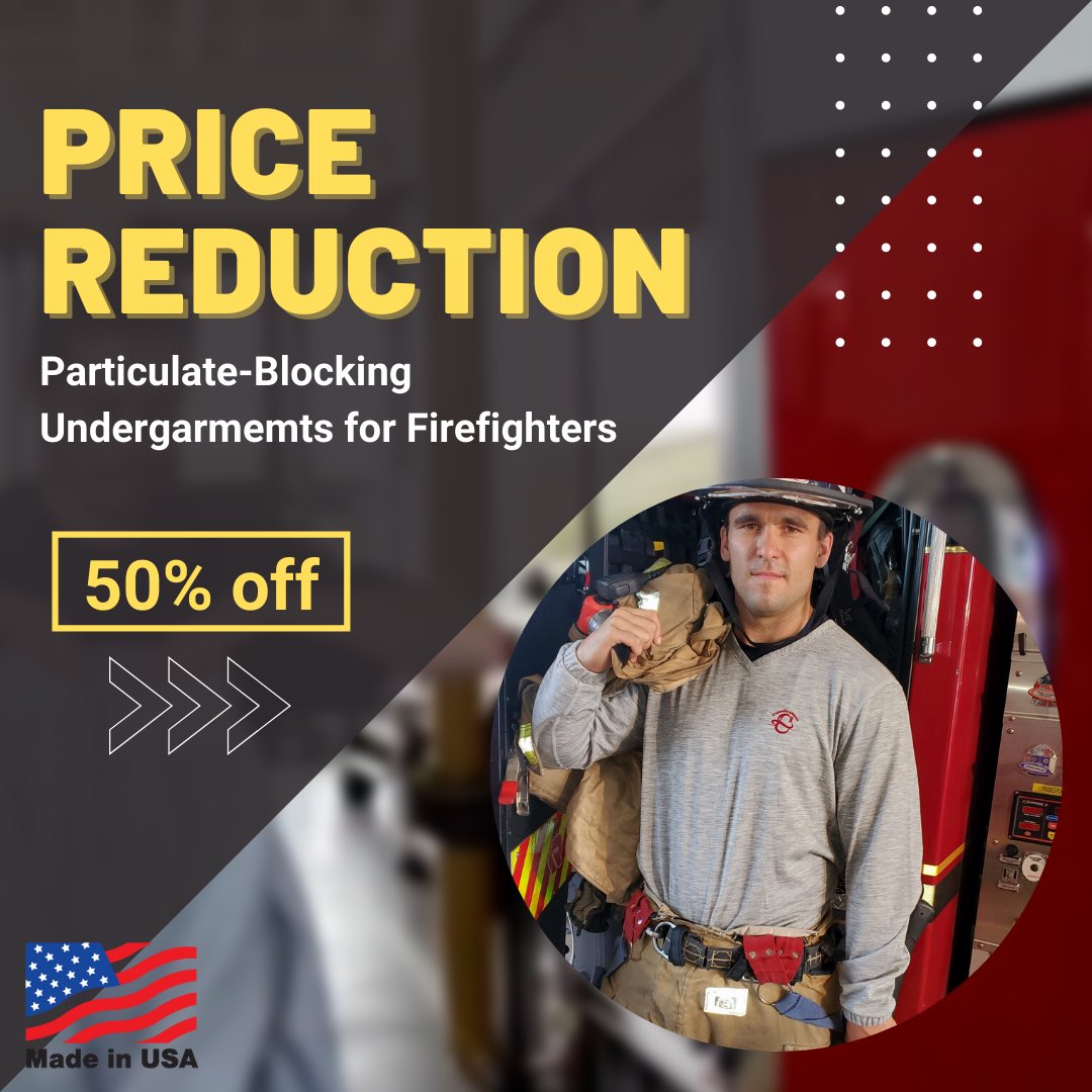 _UnderGuardian_'s tweet photo. Particulate-blocking apparel for firefighters! Check us out! https://t.co/PJvtYDKhLw