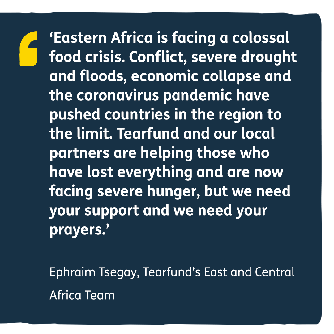 While the world's attention is on Ukraine, a food crisis of 'colossal' scale is taking place in eastern Africa. Without intervention from the global community, the effects of this crisis could be unthinkable.