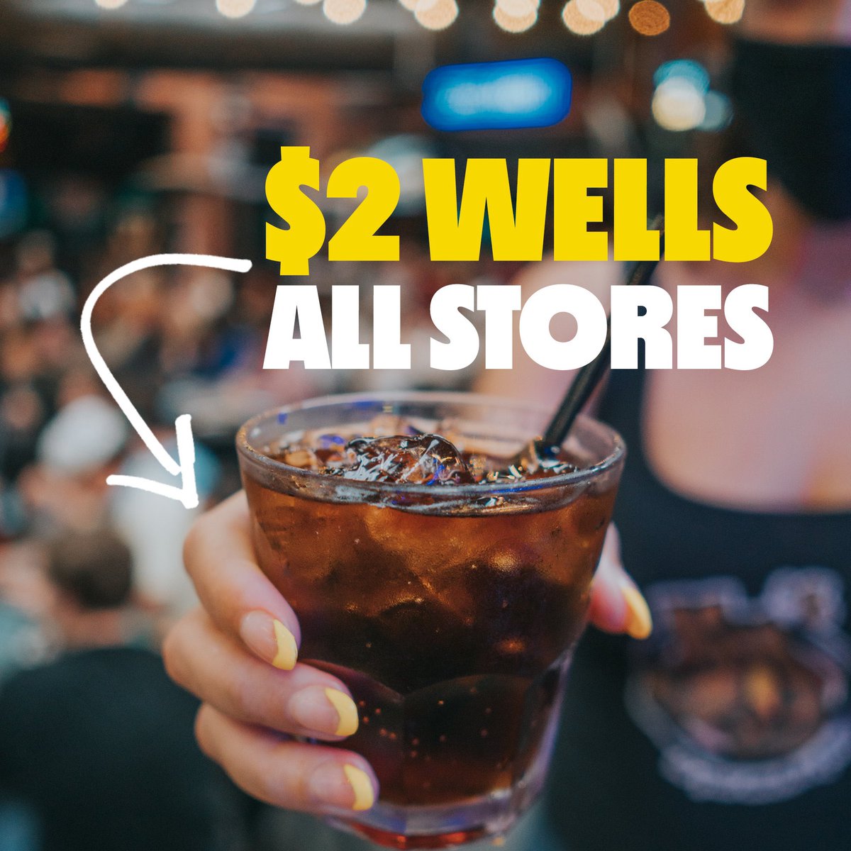 $2 Wells at all stores officially unlocked. We need votes today BAD. 

Call your mom, walk her through setting up a twitter account and have her tweet #BestBarJJs, then do that same process with every relative you’re on semi good terms with. Actually, even the ones you aren’t too