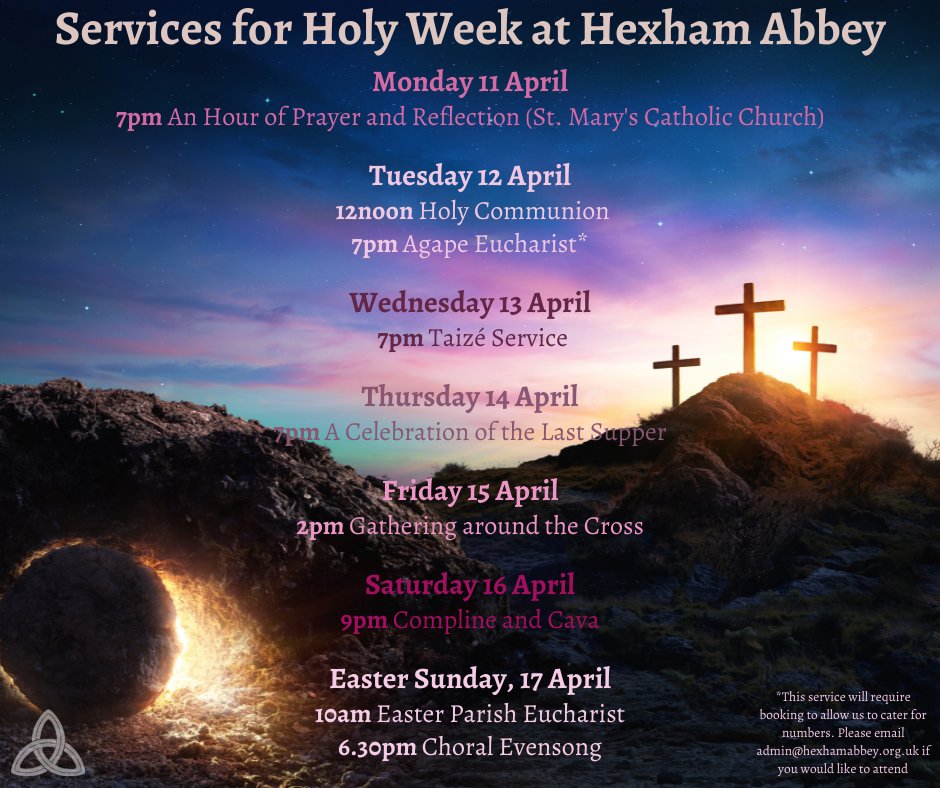 Hexham Abbey (@HexhamAbbey) on Twitter photo 2022-03-25 16:08:47