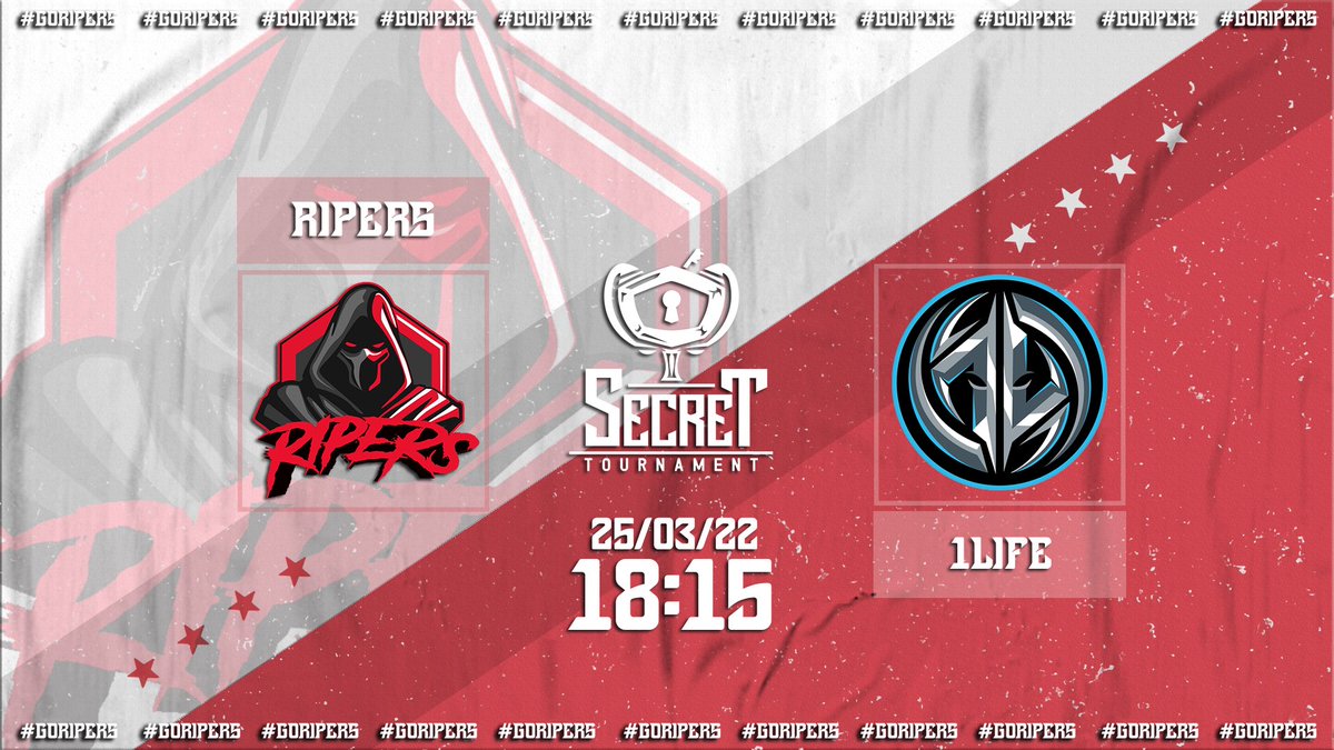 🔴 VUELVE LA ACCIÓN ⚪

Vuelve #SecretCodLeague. #Vanguard 

📅| Jornada 2
🏆| <a href="/SecreTournament/">Secret Tournament</a>
🗓️| 25/03/22
⌚| 18:15
🆚| <a href="/1LifeEsports/">1LIFE Esports</a> 
📺| Twitch.tv/dantun09

📢 NO TE LO PUEDES PERDER!
#GoRipers