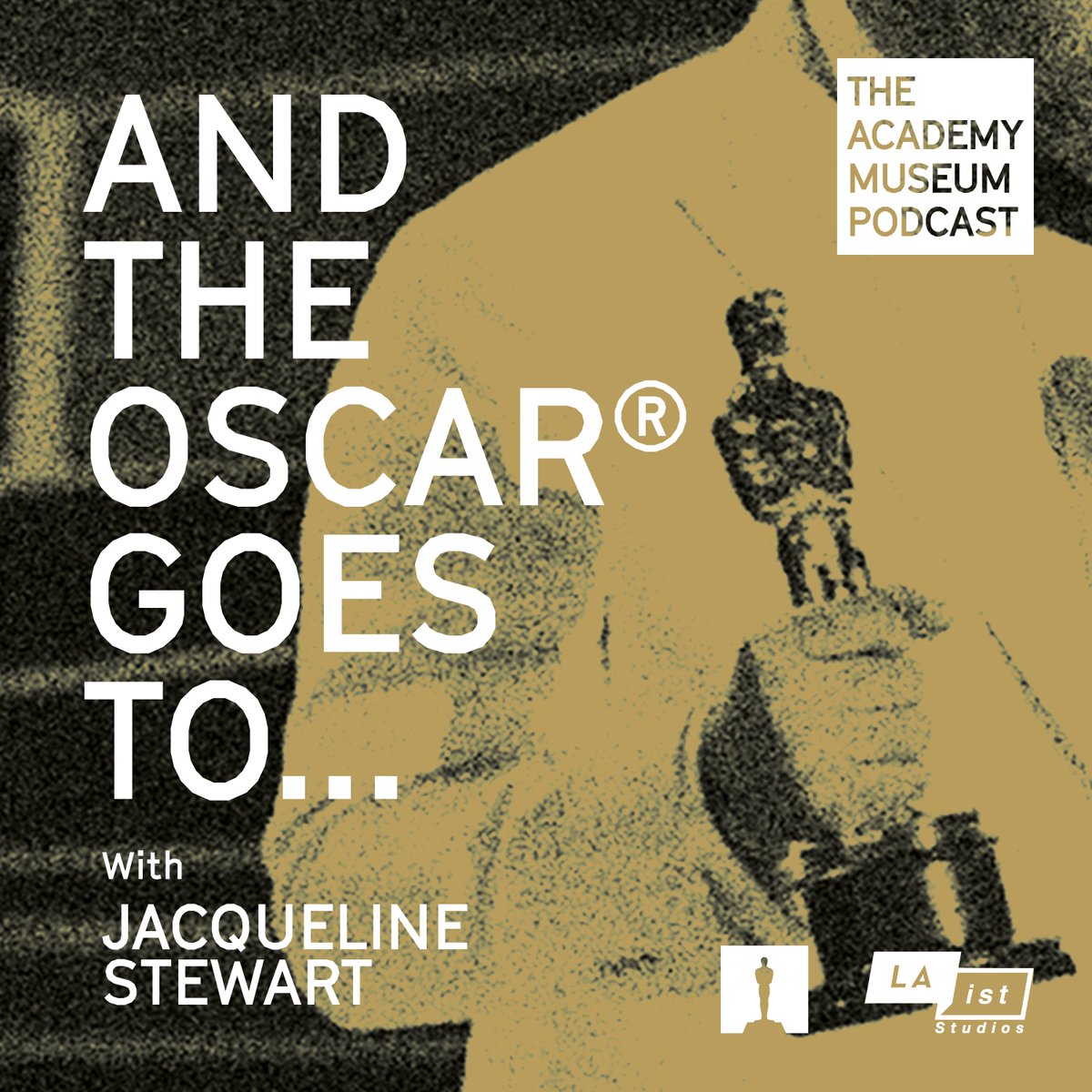 AcademyMuseum's tweet image. The first season of THE ACADEMY MUSEUM PODCAST launches today! 

The 10-episode season, "And The Oscar® Goes To...", examines the myriad stories of our cinematic history inspired by the museum’s galleries. 

Listen to the first episode: link.chtbl.com/pAMWRM9t?sid=m… 

Details below! ⬇️
