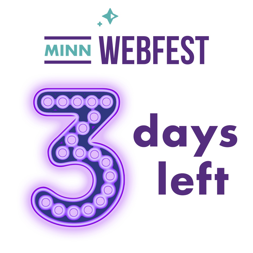 THREE days left until our Regular Deadline on March 28th! Minnesota WebFest is accepting Podcasts, Web Series, Pilots, Trailers, Scripts, TikToks & Reels this year! filmfreeway.com/MNWebFest