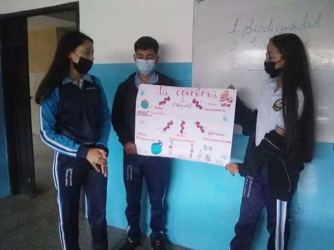 abmafer1's tweet photo. #MpioAndresBello
#Tachira 
#FamiliaYMaestrosUnidosPorLaEducacion 
#EducandoConAlegría 📸👏📝📝
.
.
Área de aprendizaje: Soberanía Nacional 4to y 5to año 
.
Tema generador : mapa mixto, sobre los motores de la económia venezolana.
.
.
Responsable: Prof. Mary Corredor 
. https://t.co/2i7p9rvCIa