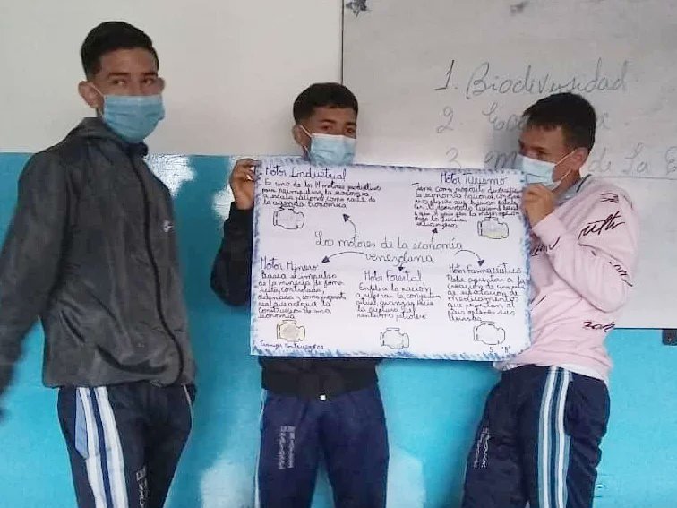 #MpioAndresBello
#Tachira 
#FamiliaYMaestrosUnidosPorLaEducacion 
#EducandoConAlegría 📸👏📝📝
.
.
Área de aprendizaje: Soberanía Nacional 4to y 5to año 
.
Tema generador : mapa mixto, sobre los motores de la económia venezolana.
.
.
Responsable: Prof. Mary Corredor 
.