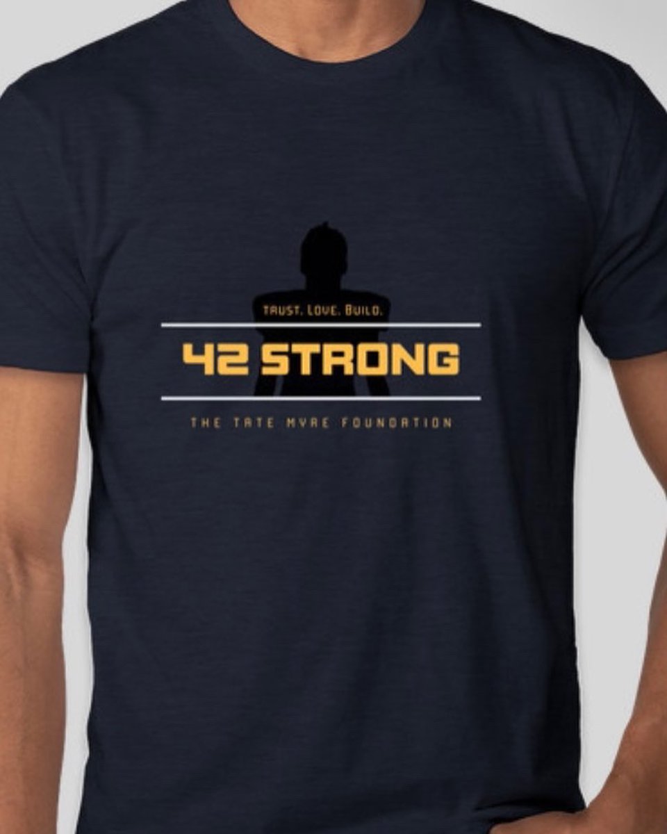 42StrongTate's tweet photo. 42Strong’s apparel store is live! Go to the link on our FB or Instagram and get your gear while you can. Apparel store is open until April 6th.

There is one week left to sign up for the 42Strong Mentorship Program. Go to the link in our bio to fill out an application today! https://t.co/zKbcMi2p3t