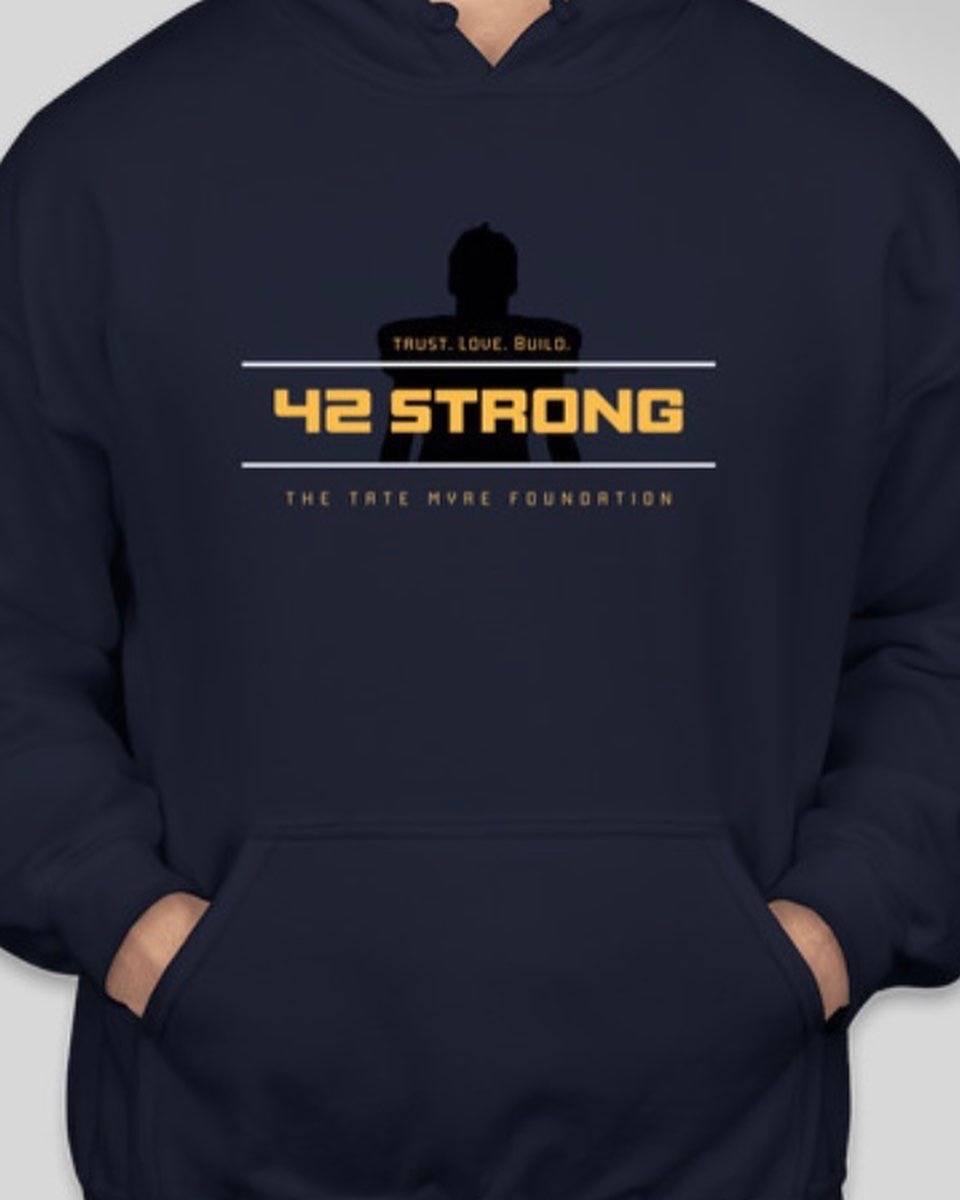 42StrongTate's tweet photo. 42Strong’s apparel store is live! Go to the link on our FB or Instagram and get your gear while you can. Apparel store is open until April 6th.

There is one week left to sign up for the 42Strong Mentorship Program. Go to the link in our bio to fill out an application today! https://t.co/zKbcMi2p3t
