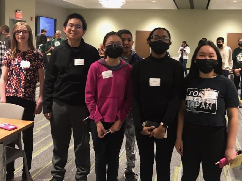 Mrs_NewcombK's tweet photo. Three of our @HolmesJrHigh students qualified for the State MathCounts competition. Today they traveled with the @PeetJH qualifiers to Ankeny to compete. Go Mathletes! #MATHCOUNTS22 #TigerPride #EveryStudentEveryDay @CF_schools https://t.co/xeixf99Zy5