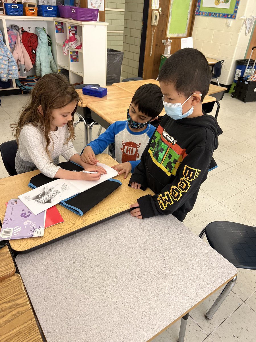 JaimeStrumeier's tweet photo. Fun Friday = some extra time to read with our friends this morning. We ❤️ books! Great conversations happening in K-3 💬📖@CollinsElemSch @LivSchools https://t.co/J3acykCcTR