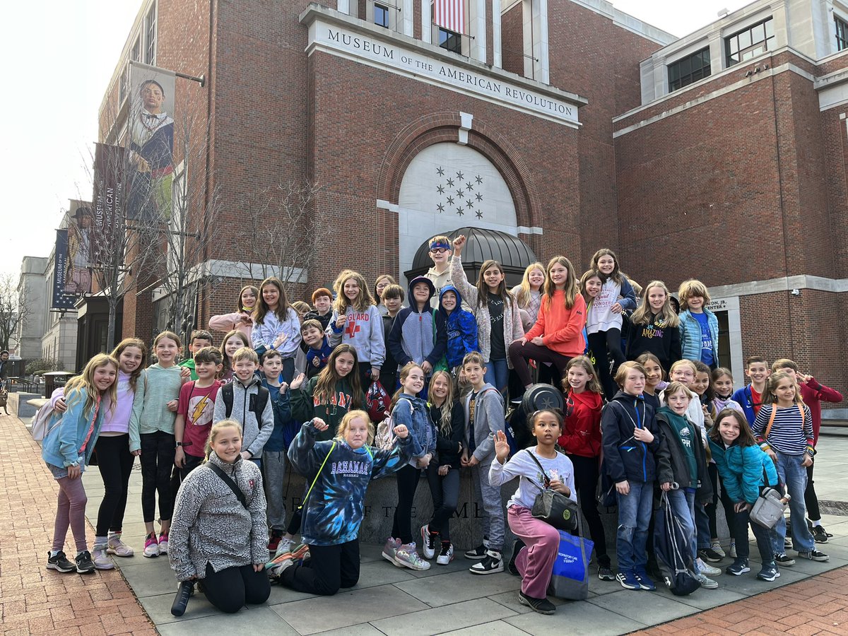 Field trip success! Lizzy 4th graders had a great morning at the Museum of the American Revolution! 🇺🇸 <a href="/haddonES1/">Lizzy Haddon School</a> <a href="/HaddonSchools/">Haddonfield Schools</a> <a href="/AmRevMuseum/">Museum of the American Revolution</a>
