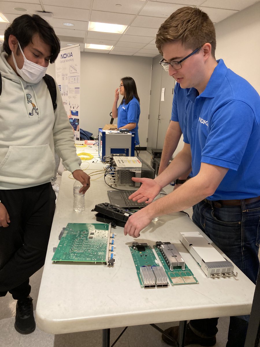 YWCC hosted its first in-person information session in over two years, <a href="/nokia/">Nokia</a>'s Optical Product Development team visited <a href="/NJIT/">NJIT</a> to give students an overview of their current products and worldwide operations. They also shared information about internships and full-time openings.