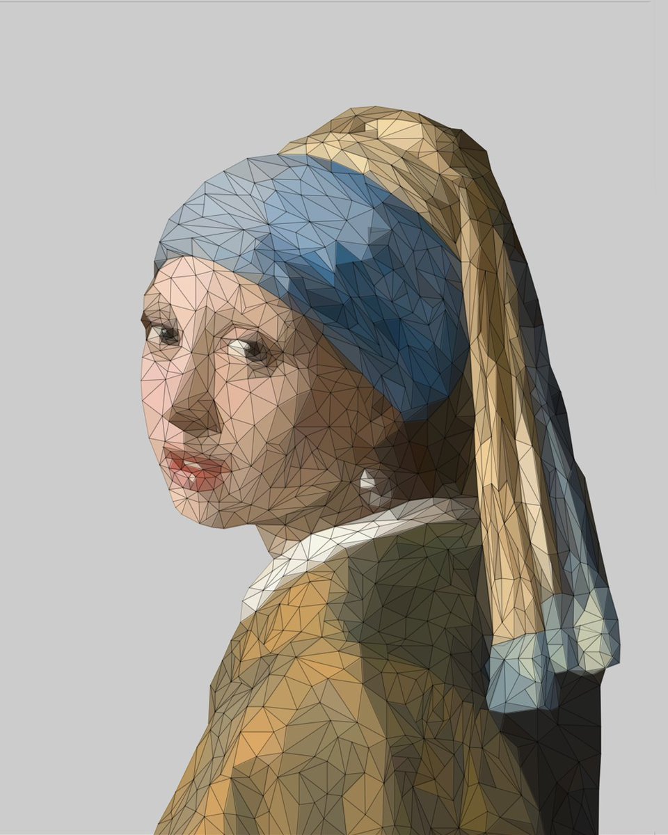 Lowpoly on Canvas tweet media