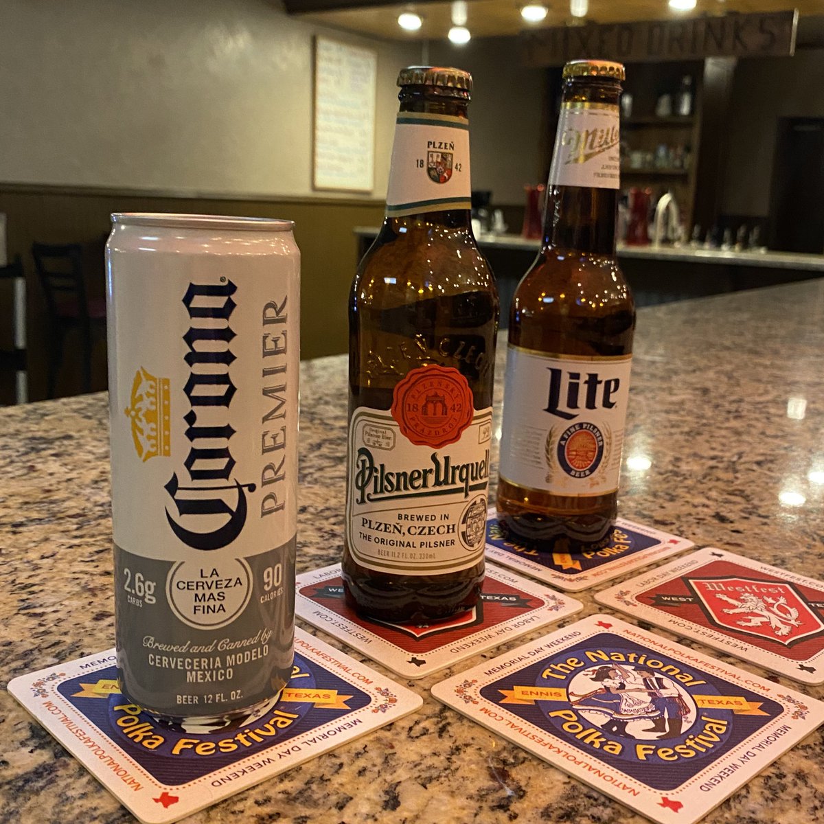 NatPolkaFest's tweet image. Best of the Fest Coasters have arrived! These coasters features National Polka Festival on 1 side &amp;amp; WestFest on the other. 

Save the date for the Corona Premier National Polka Festival on Memorial Day Weekend - May 27-29, 2022 &amp;amp; WestFest on Labor Day Weekend! #ennistx #polkafest