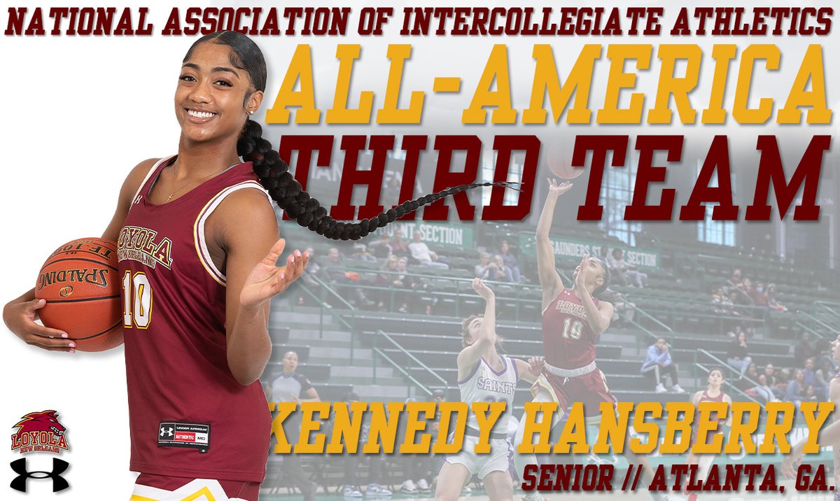 LoyolaWolfPack's tweet photo. NEWS: The Wolf Pack women's basketball team had two earn All-America status on Friday, as Kennedy Hansberry and Tay Cannon both received national recognition. 

#GeauxPack 
- https://t.co/zVAMUPWzPg https://t.co/vp30rsm18R