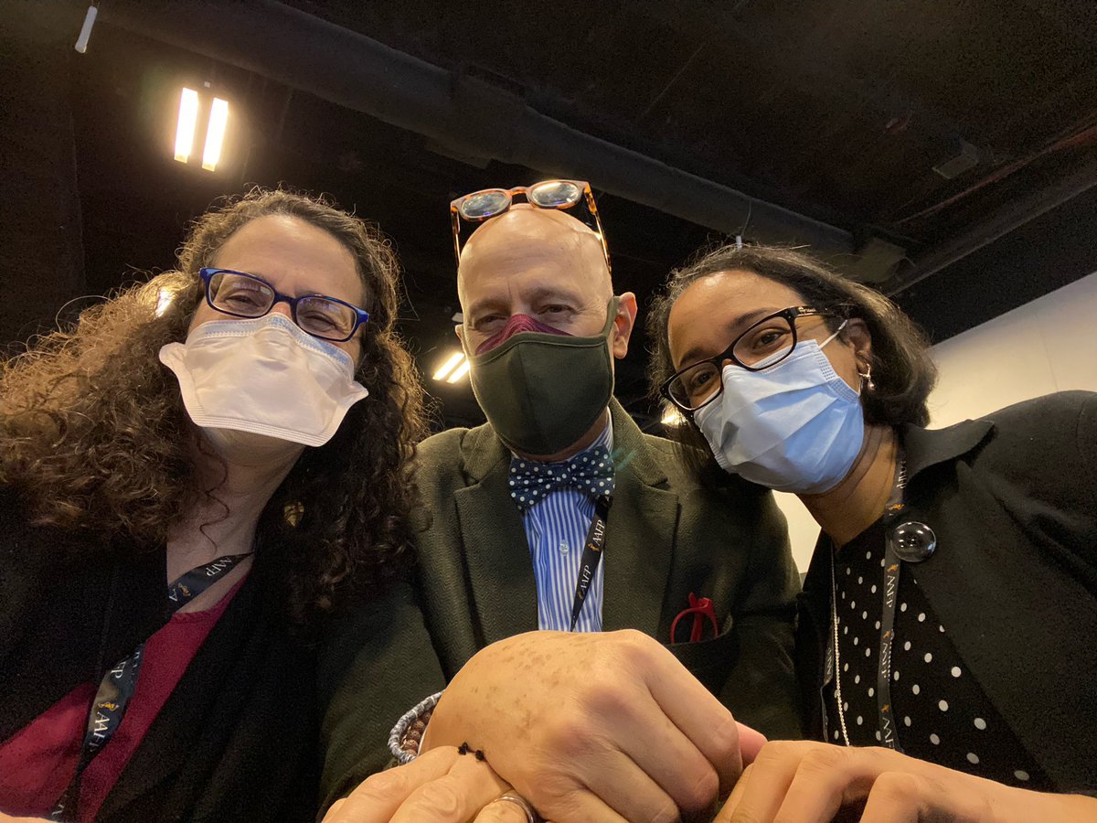 A F.A.I.R. Approach to Resident Remediation for the Current and Next Generation showing off our mask 😷 smiles, grateful to be learning with Dr. Gomez @GlenCoveFMR & Dr. @KarpSands @forFamilyHealth #aafpRLS #FMGeneration @aafp #FamilyMedicine