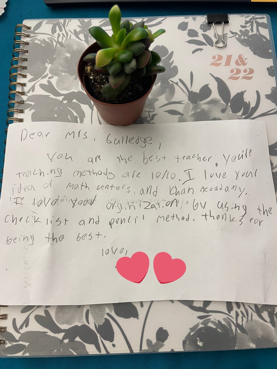 Why, thank you for noticing! This made my Friday and made me smile 😊 💯 #stem #khanacademy #iteach4th #plantlady #happynotes #1010WouldRecommend @STEMbieda @TerryHarness @msbringslid @drjtoney @APS_SPARK
