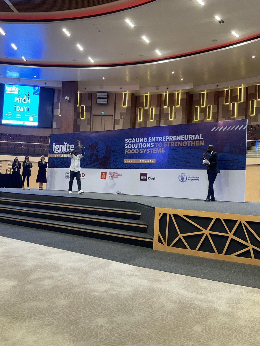 Congratulations to <a href="/carl_ltd/">CARL GROUP</a> and <a href="/rajregis1/">Regis UMUGIRANEZA🇷🇼</a> for winning #igniteFoodSystems #Award, you deserved it, Congrats to other winners <a href="/ironjirw/">Ironji</a> <a href="/AflaKiosk/">AflaKiosk</a> <a href="/uruhimbi/">URUHIMBI KAGEYO LTD (UKC) OFFICIAL.</a> #Mangofarm,#ZEAN ,The Projects and presentations are amazing <a href="/ImpactHubKigali/">Impact Hub Kigali</a> <a href="/WFP_Africa/">WFP Africa</a> <a href="/Diego_Twahirwa/">Diego Twahirwa</a>