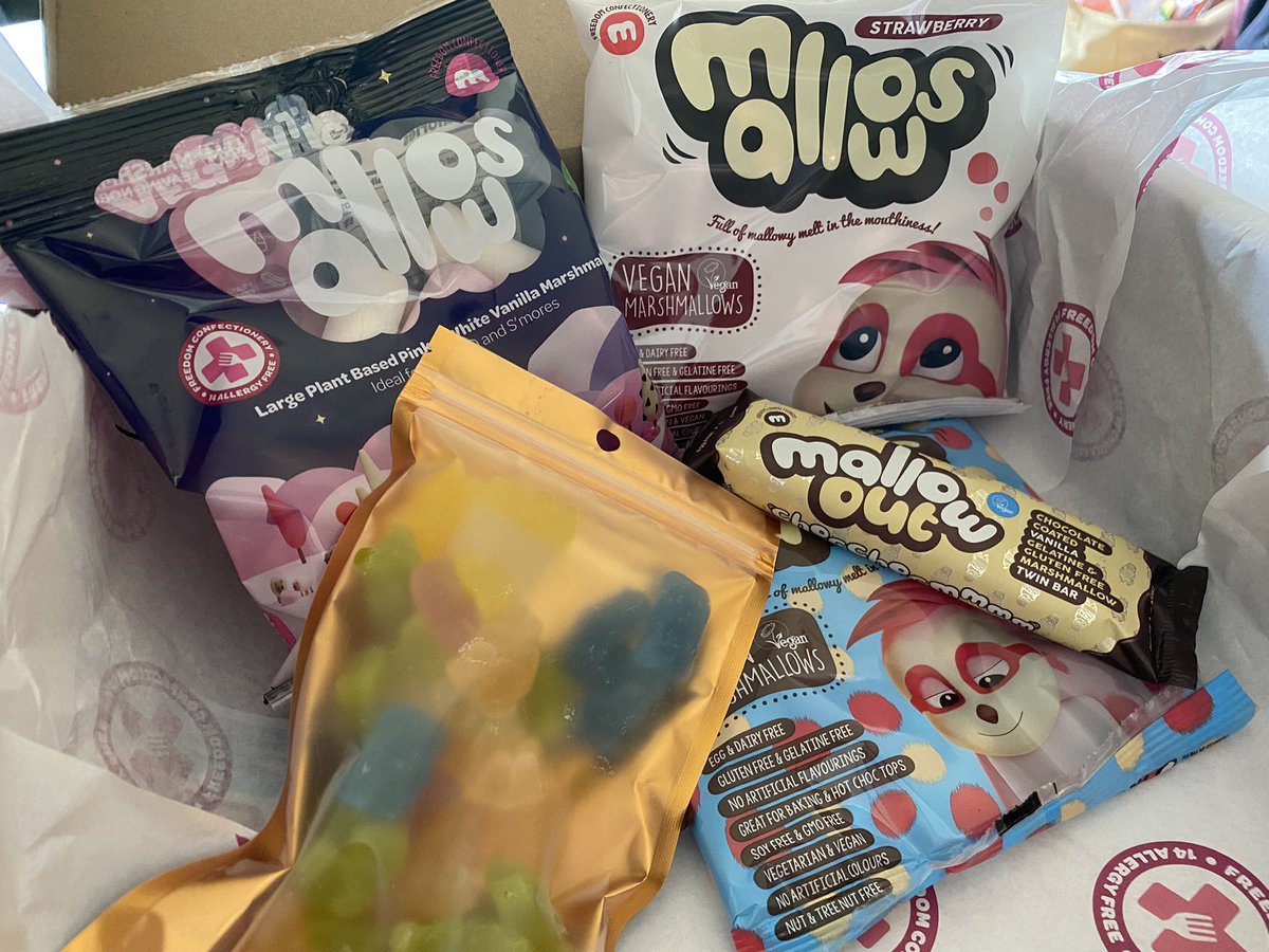 confectionprod's tweet photo. A big Friday thanks to Freedom Confectionery for a sneak peek of its present range of vagan mallows that were on show at this year’s ISM… @Freedommallows #vegan #marshmallows #ISM2022 #confectionery #latestrange #vegan #UK #plantbased https://t.co/4LuEFjIHJf