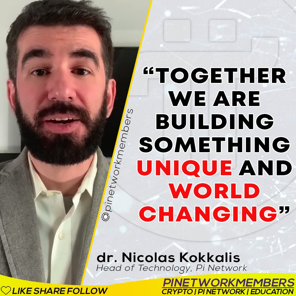 pinetworkmember's tweet photo. "Together we are building something unique and world changing"

❤️ Join: https://t.co/nhgDmXZjtX

#pi #pinetwork #minepi #buildpi2gether #picoreteam https://t.co/MASPnYdYWM