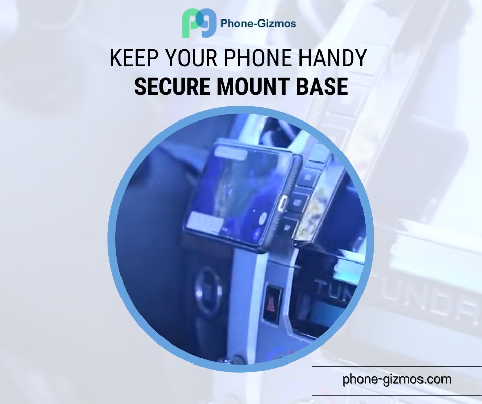 📱 Never worry about security with #ZGrip! 
✅ Our Secure Mount Base has you covered! Enjoy peace of mind whether on vacation, at home, or even in your car!
👉 Come, visit our website to learn more phone-gizmos.com

#PhoneGizmos #PhoneGizmosUSA
#ZGrip #ZMount #crowdfunding