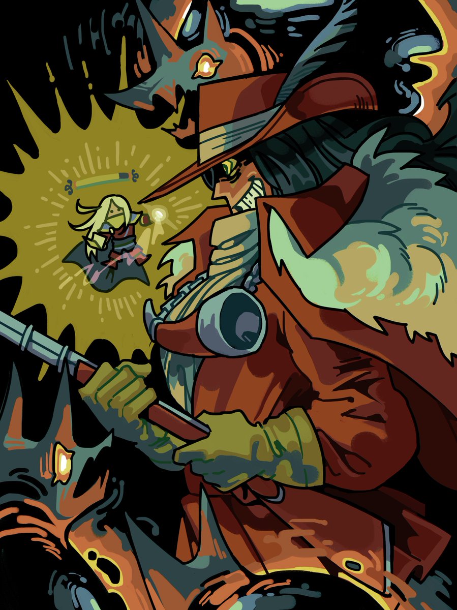 i have been playing alot of loop hero lately, i need this guys design out of my brain 🤤