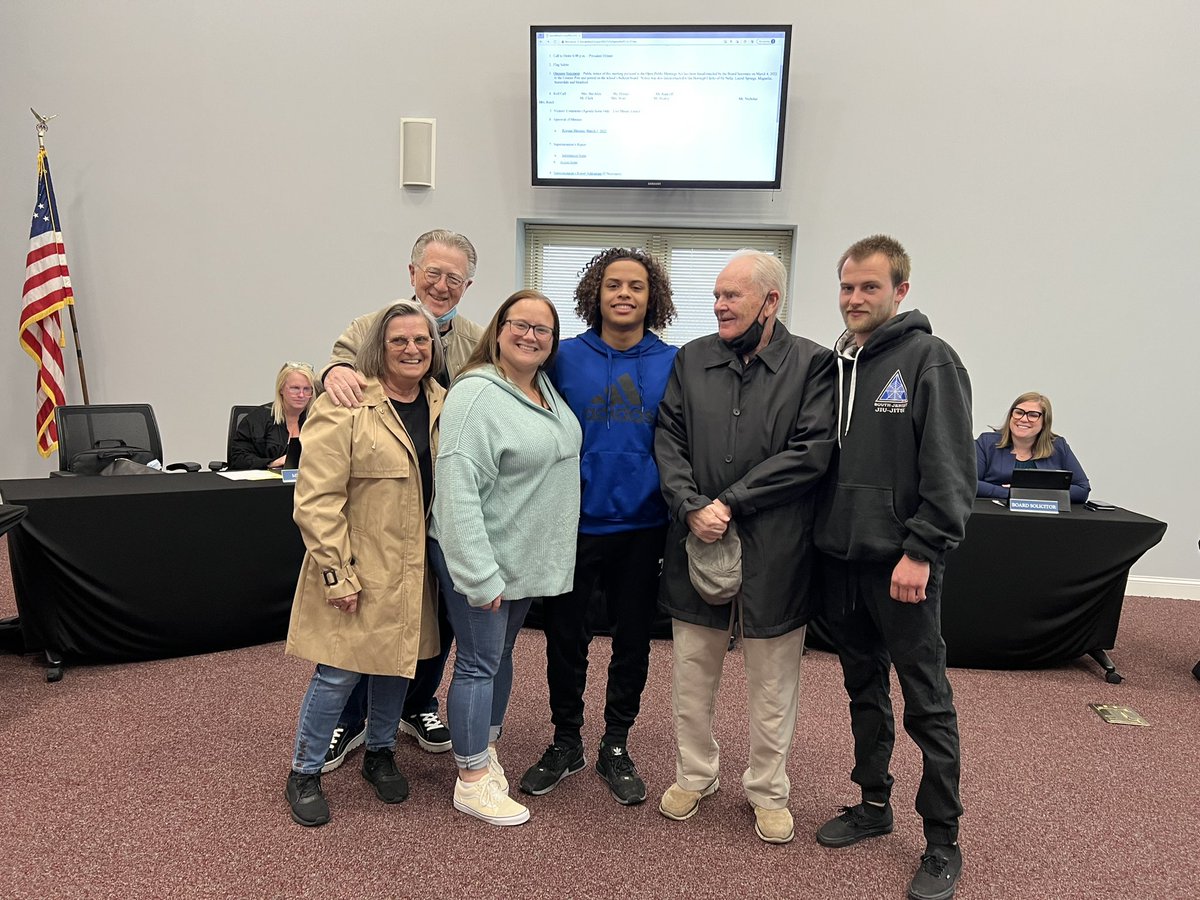 Our District 29 Wrestling Champions were recognized by our BOE <a href="/SHSDistrict/">Matthew Sheehan</a> 
Kevin Stubbs and Jeremiah Davis
#UKnighted GKs!
