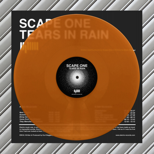 Pre-Order Now:
Scape One - Tears In The Rain (In Tribute to Blade Runner) 
Electro Records 

bleep.com/release/299933 

<a href="/scape_one/">Scape One / Kurt Baggaley</a>