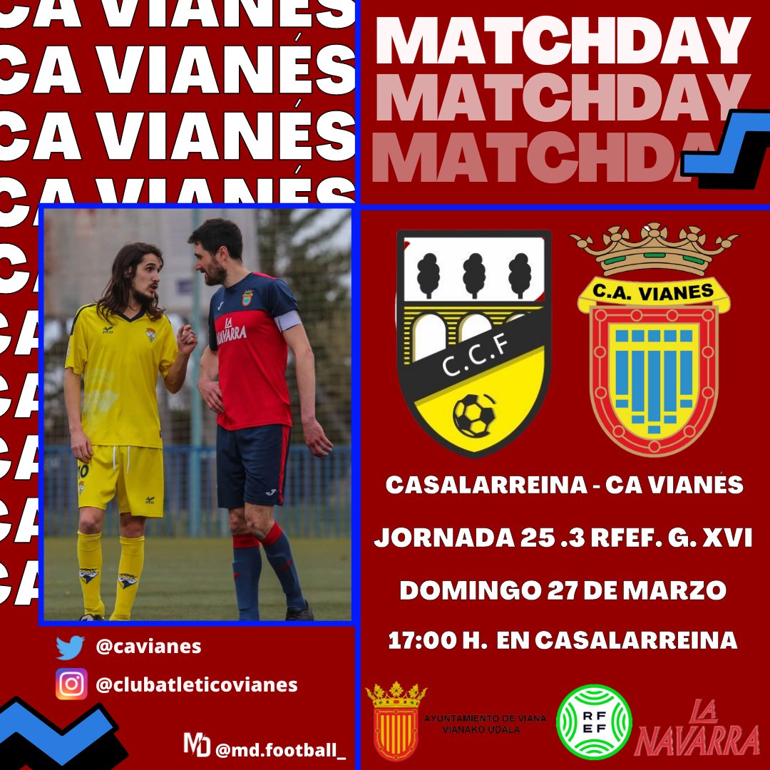 cavianes's tweet photo. #PrimerEquipo || #3RFEF16 🗣️
#UnPuebloUnSentimiento
📅 Domingo 27 de Marzo
🆚 @casalarreinacf
🕐 17:00 h.
🪧 @iamdanielmd_ https://t.co/G8cgwE6jWY
