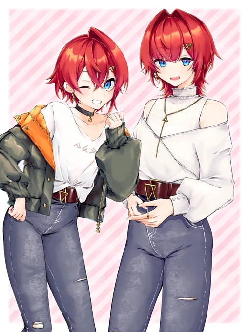新衣装どっちもかわいいね…💕

#絵ンジュ 