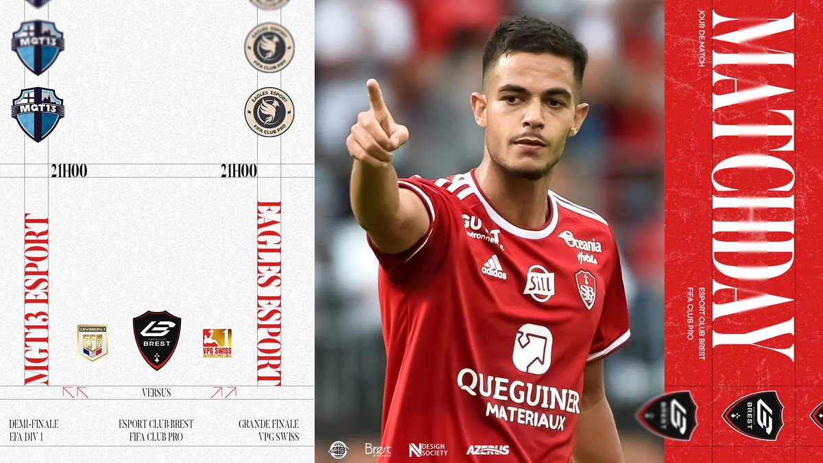 / @ECBrest // 25.03.2022 /// Reveal now 

C'est l'heure, voici le nouveau visage de l'Esport Club de Brest ! 

Full project : behance.net/gallery/138402…

Restez connecté ils ont de belles surprises à venir ! 🤘

Fav // support // retours appréciés 😉
