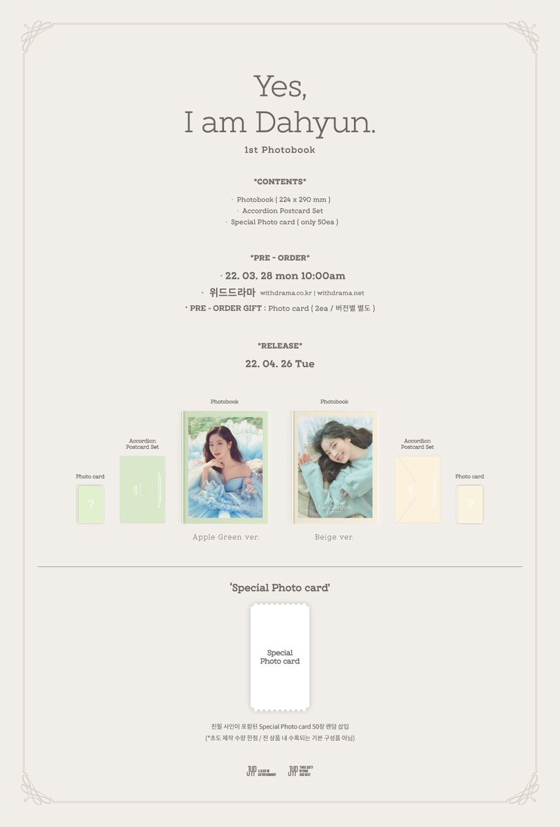 twicethedubu's tweet image. YES I AM DAHYUN WORLDWIDE GIVEAWAY 🤍

For my Dahyun~ 

➖must be following
➖like, retweet, and reply with your favourite Dahyun photo + #YesIamDahyun
➖ends Apr 8, 10:00 pm EST

Winner will get the version of their choice! Good luck 😊

#DAHYUN #다현 @JYPETWICE