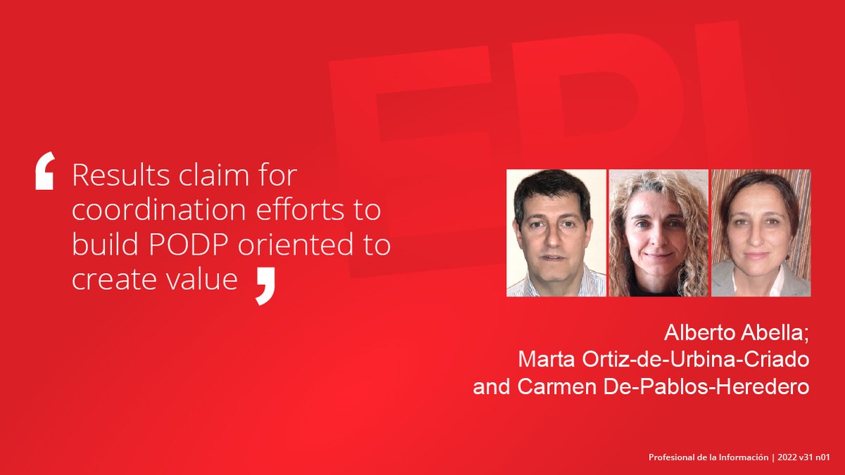 SCImagoEPI's tweet photo. Criteria for the identification of ineffective open data portals: pretender open data portals. By @aabella; Marta Ortiz-de-Urbina-Criado and @PablosHeredero 

▶️ https://t.co/bLQlzejZse

#OpenData #OpenGovernment #OpenDataPortals #OpenDataReuse #ApparentReusability #Spain https://t.co/lwelZHYXO6