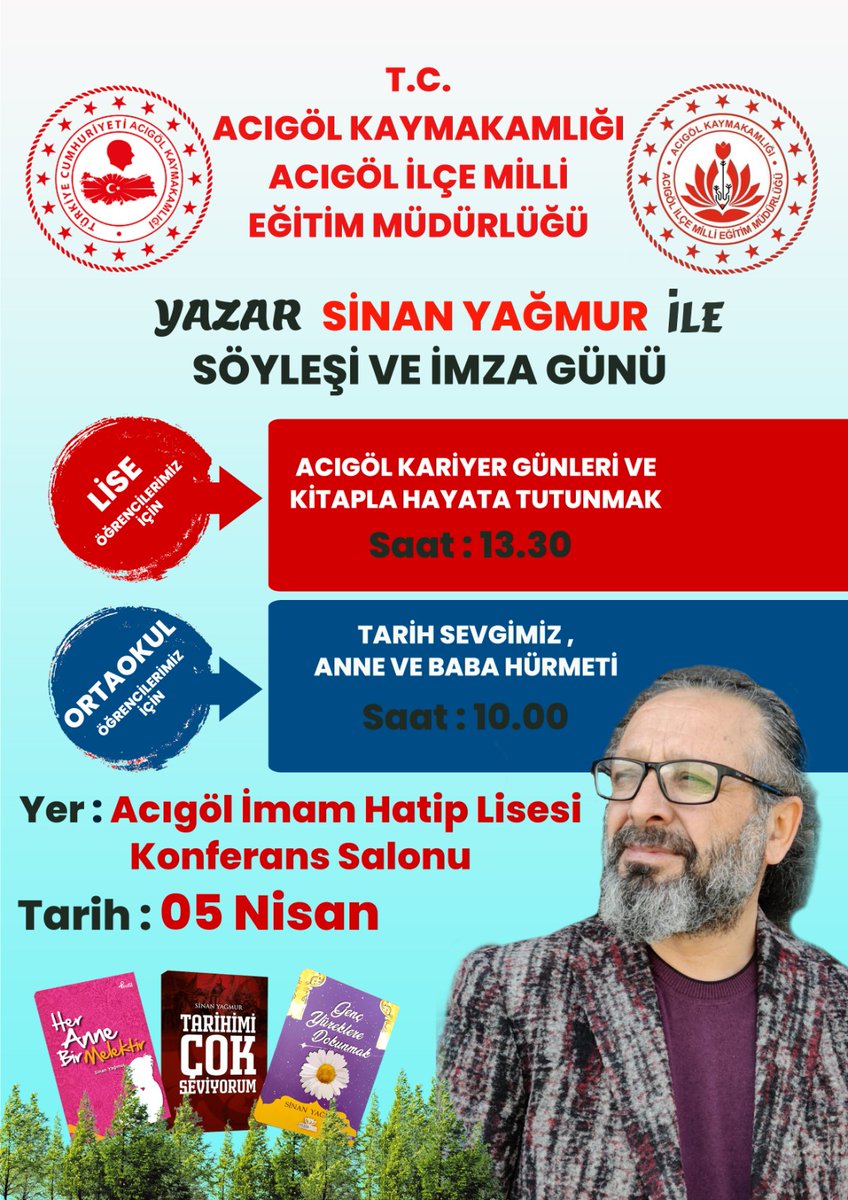 semihkirim's tweet photo. Kütüphanesiz Okul Kalmasın Ünlü yazar Sinan Yağmur Bizlerle... 
@MemetPolat0247
@ACIGOLMEM 
@berkaydinleyen 
@hemacigol 
@Sinan_Yagmur https://t.co/uF3lJZiBcJ