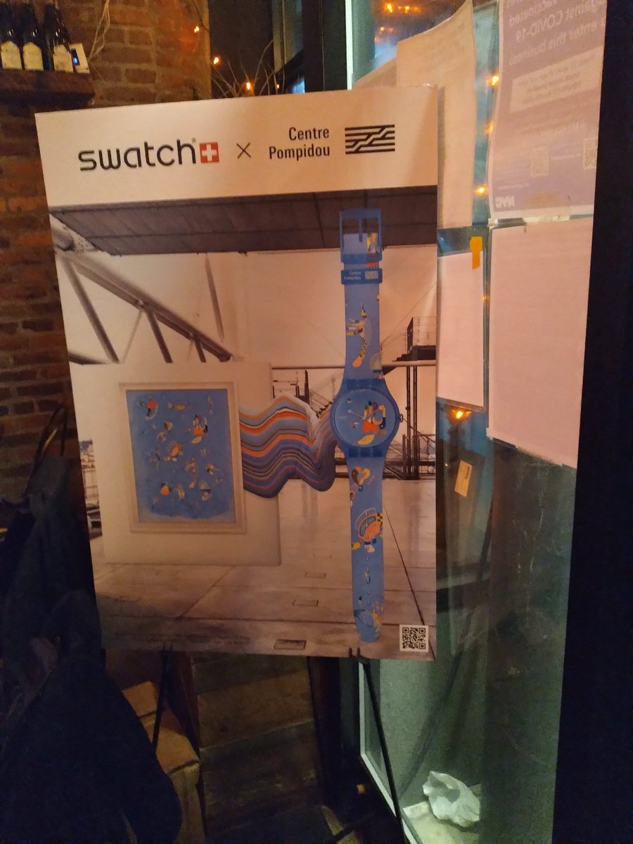 StyleInNYC's tweet image. Thanks Victoria and the rest of the @SwatchUS gang, for a great, cozy, NYC event,  with the highlight being getting a look at the new @CentrePompidou lineup. Can't wait to add a few of these to my collection.