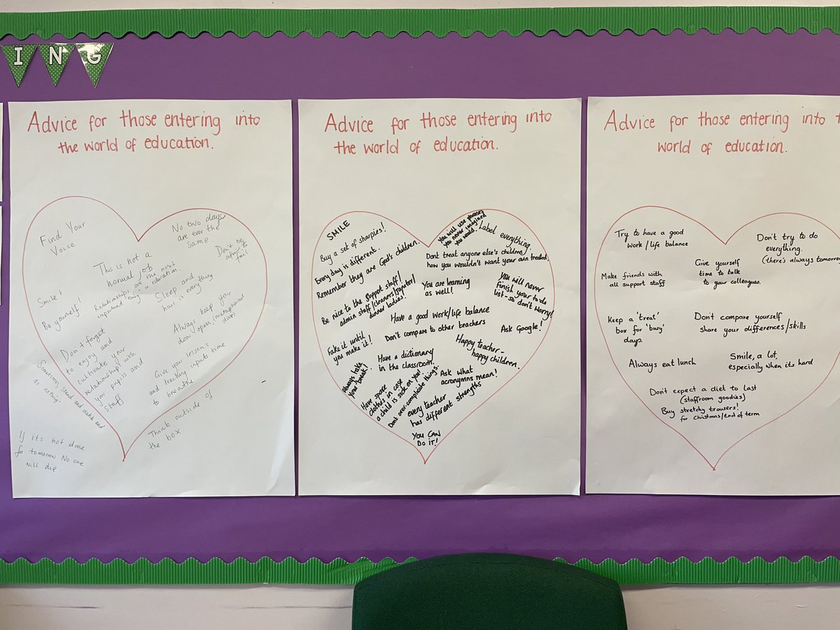 franannemcl's tweet photo. Lots of fun today introducing staff to @Tree_Of in preparation for launching next term. Some advice to new teachers is now up on the staff room wall as a reminder to ourselves #awesomeogilviestaff 💙💛 https://t.co/IJ8CakpmWE