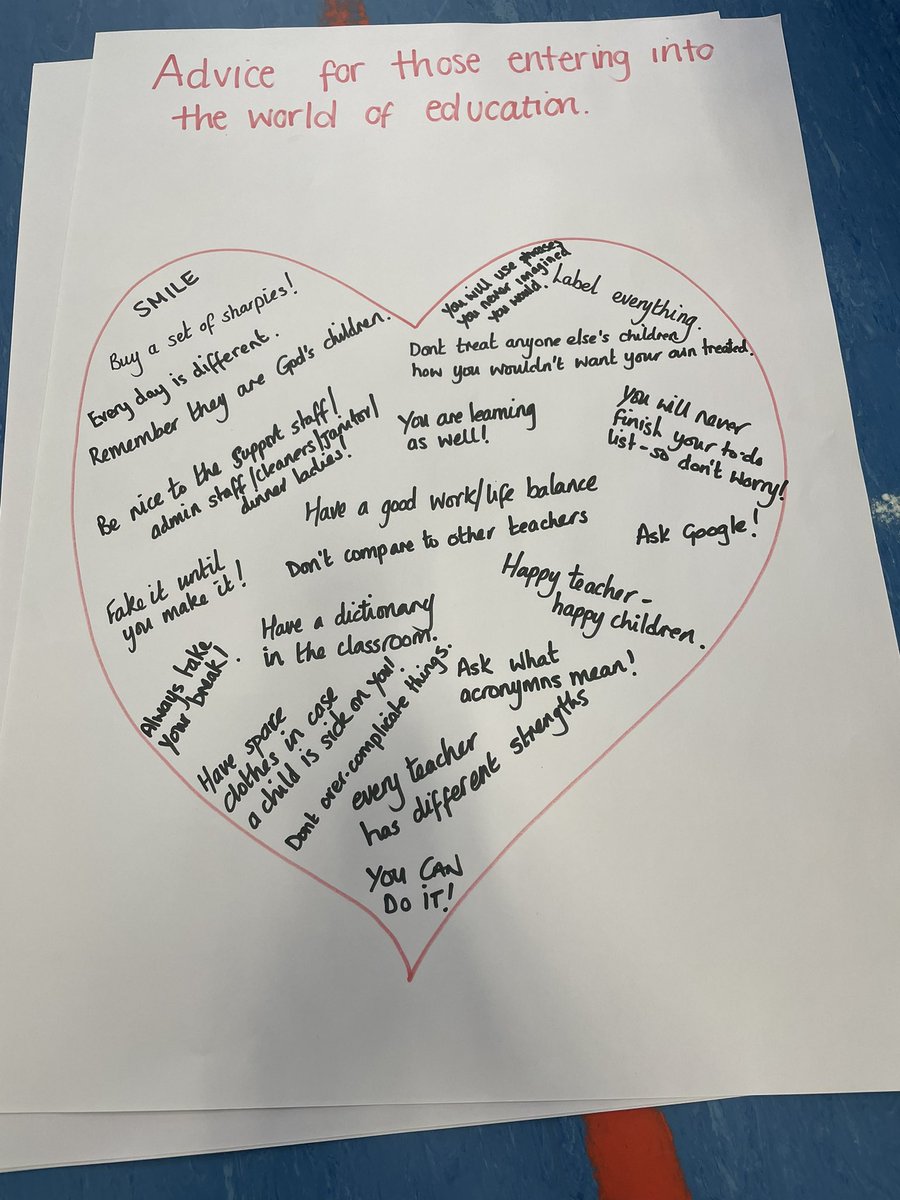 franannemcl's tweet photo. Lots of fun today introducing staff to @Tree_Of in preparation for launching next term. Some advice to new teachers is now up on the staff room wall as a reminder to ourselves #awesomeogilviestaff 💙💛 https://t.co/IJ8CakpmWE