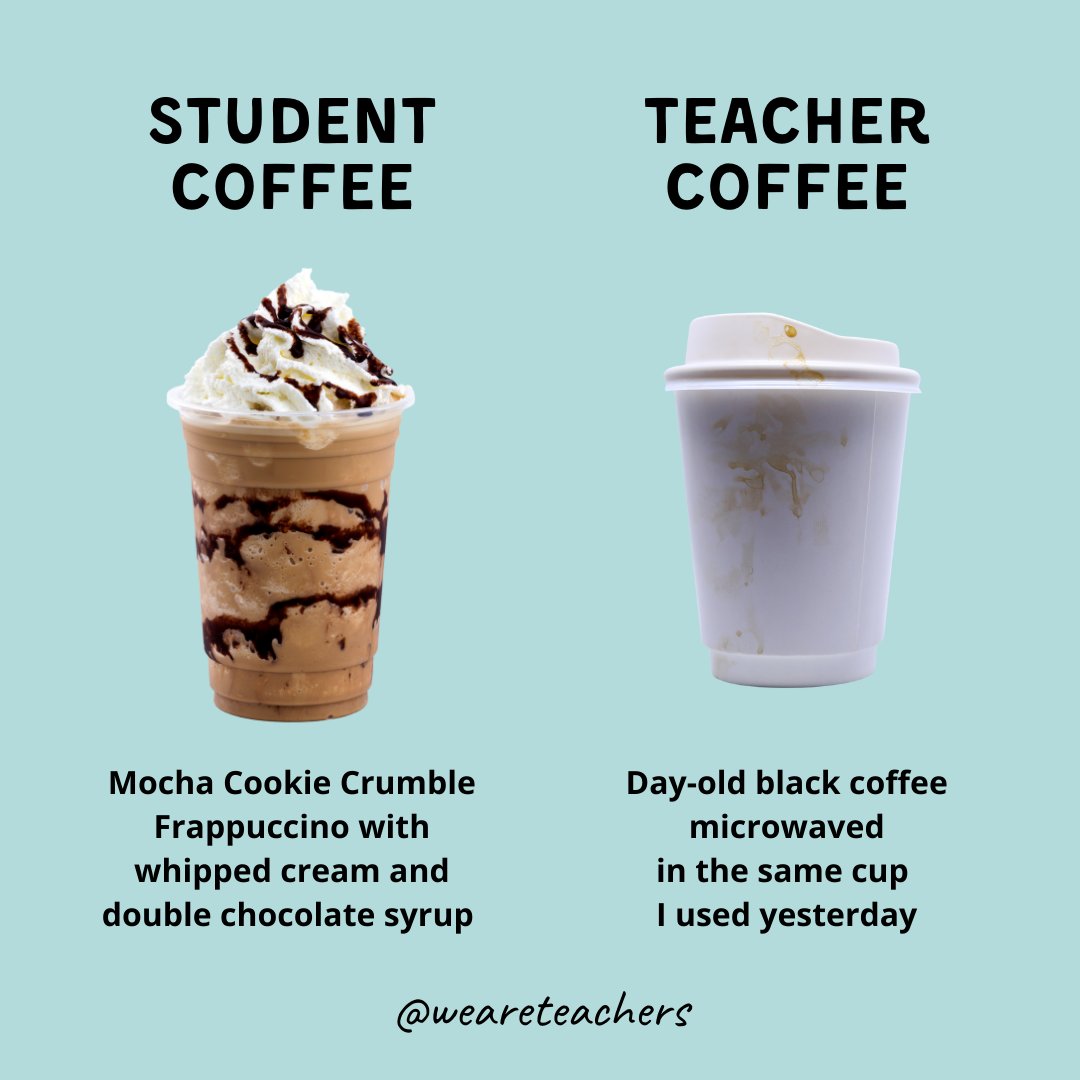 WeAreTeachers's tweet photo. If there's caffeine in it, I'm good to go. https://t.co/3OetI6BdYA