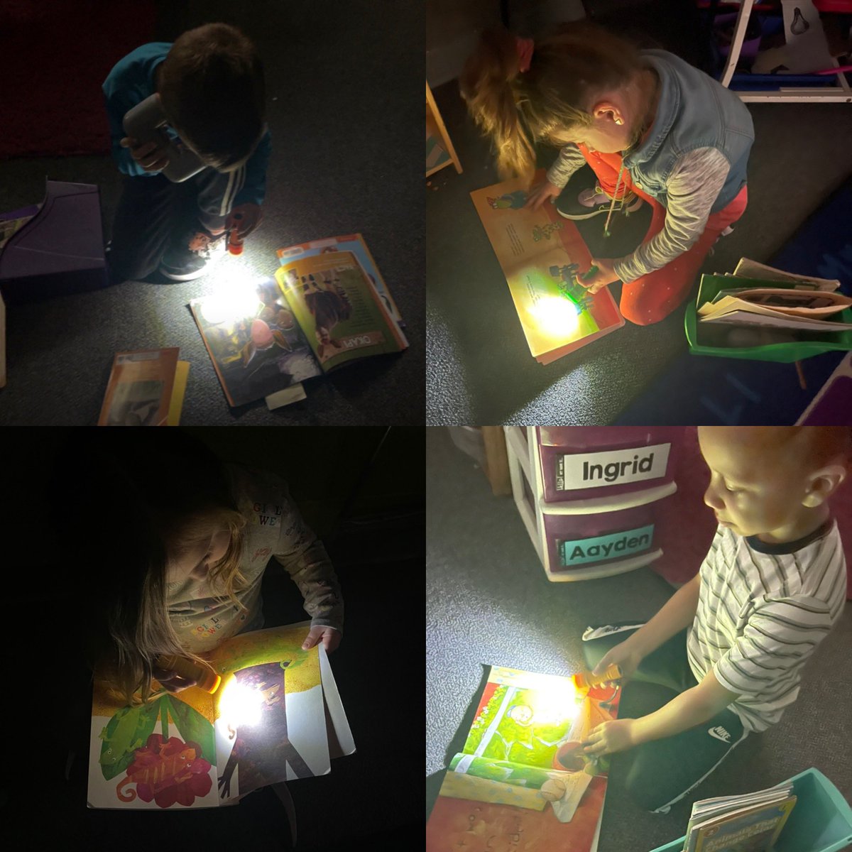 KrambeerKinders's tweet photo. Flashlight FriYAY in Kinder World! 🔦📚 

#HudsonSchools #MovingMountains https://t.co/B73WqXNhOA