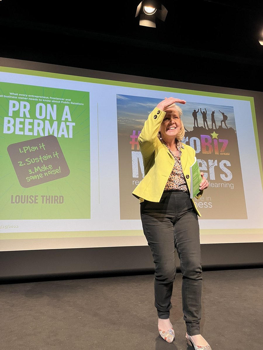 Looking forward to hearing from @LouiseThird at #MicroBizMatters day on stage right now >>>